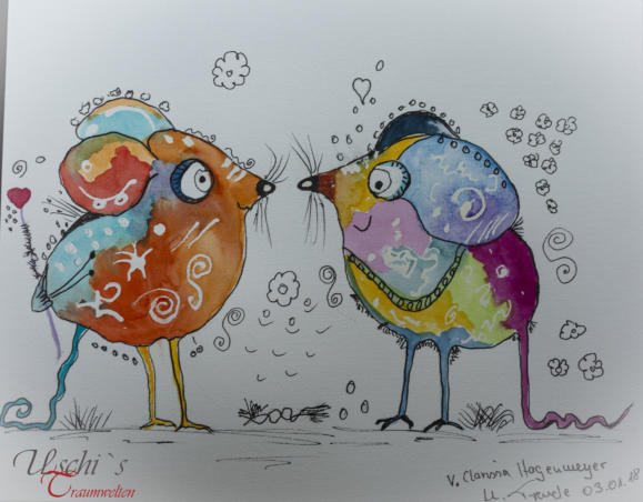 Aquarell 24 x 30 cm - Originalzeichnung C. Hagenmeyer