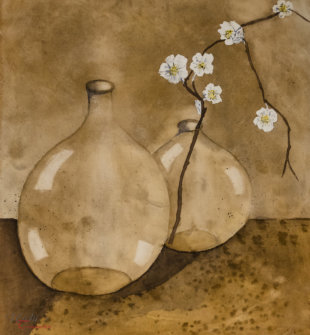 Aquarell 48 x 55 cm - Aquarellkurs I. Buchthal 2017