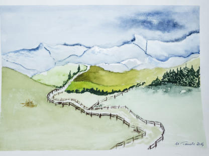 Aquarell 32 x 24 cm - frei