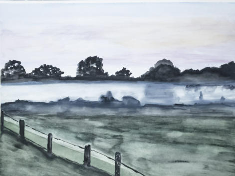 Aquarell 31 x 23 cm - frei n. Foto MicTre