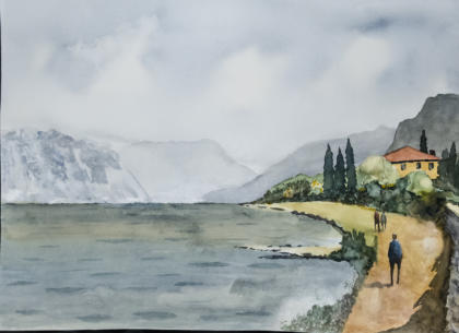 Aquarell 40 x 33 cm - Kurs W. Baxrainer 2016